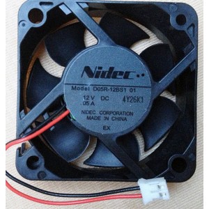 Nidec D05R-12BS1 01 12V 0.05A 2wires cooling fan